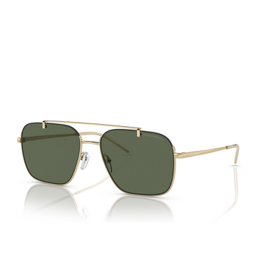 Emporio Armani EA2150 Sunglasses 301371 shiny pale gold - three-quarters view