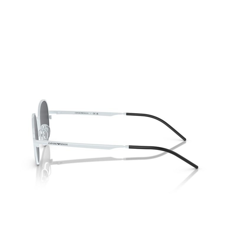 Lunettes de soleil Emporio Armani EA2151 337387 shiny white / black - 3/3