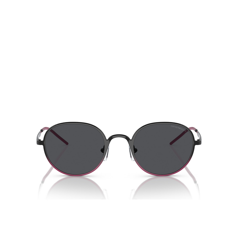 Emporio Armani EA2151 Sonnenbrillen 337487 shiny black / fuchsia dark grey - 1/3