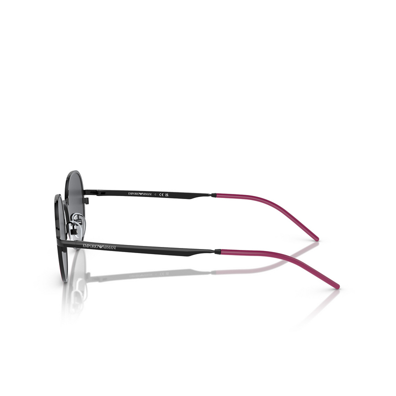 Lunettes de soleil Emporio Armani EA2151 337487 shiny black / fuchsia dark grey - 3/3