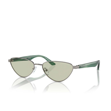 Emporio Armani EA2153 Sunglasses 3010/2 shiny gunmetal - three-quarters view