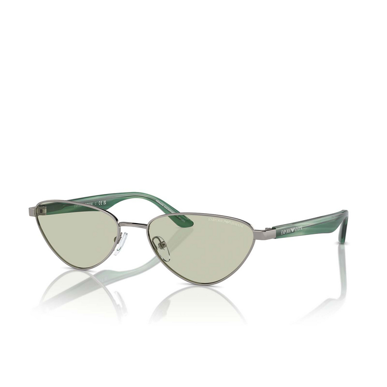 Gafas de sol Emporio Armani EA2153 3010/2 shiny gunmetal - 2/3