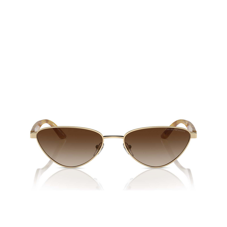 Emporio Armani EA2153 Sunglasses 301313 shiny pale gold - 1/3