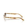 Lunettes de soleil Emporio Armani EA2153 301313 shiny pale gold - Vignette du produit 3/3