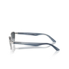 Lunettes de soleil Emporio Armani EA2153 301587 shiny silver - Vignette du produit 3/3