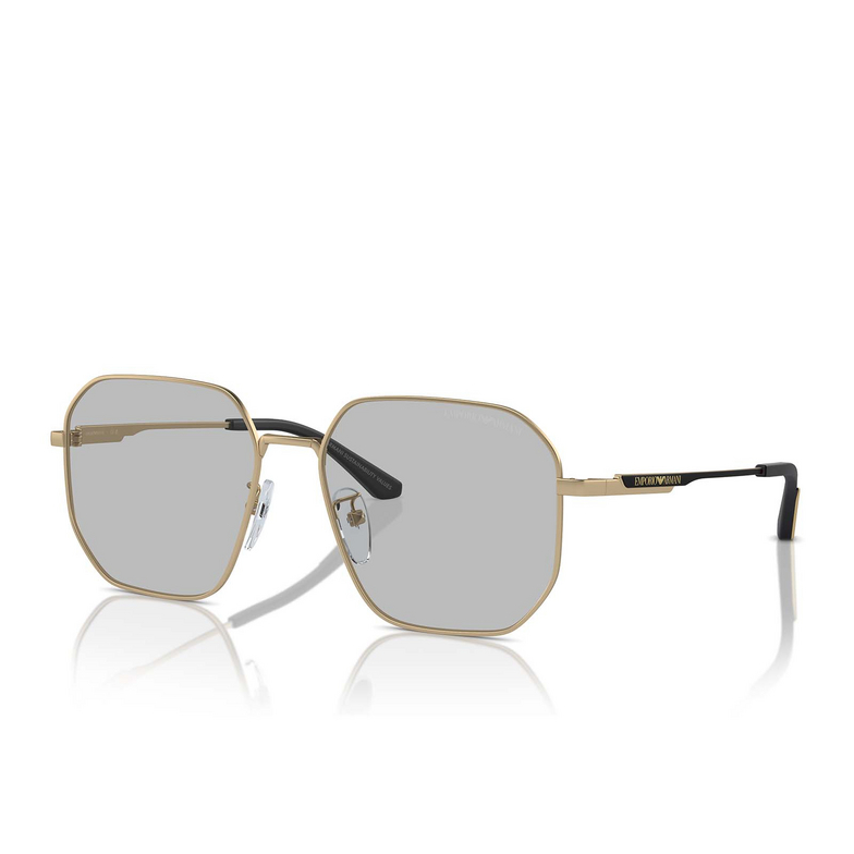 Gafas de sol Emporio Armani EA2154D 300287 matte pale gold - 2/3