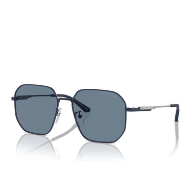Emporio Armani EA2154D Sunglasses 30182V matte blue - three-quarters view