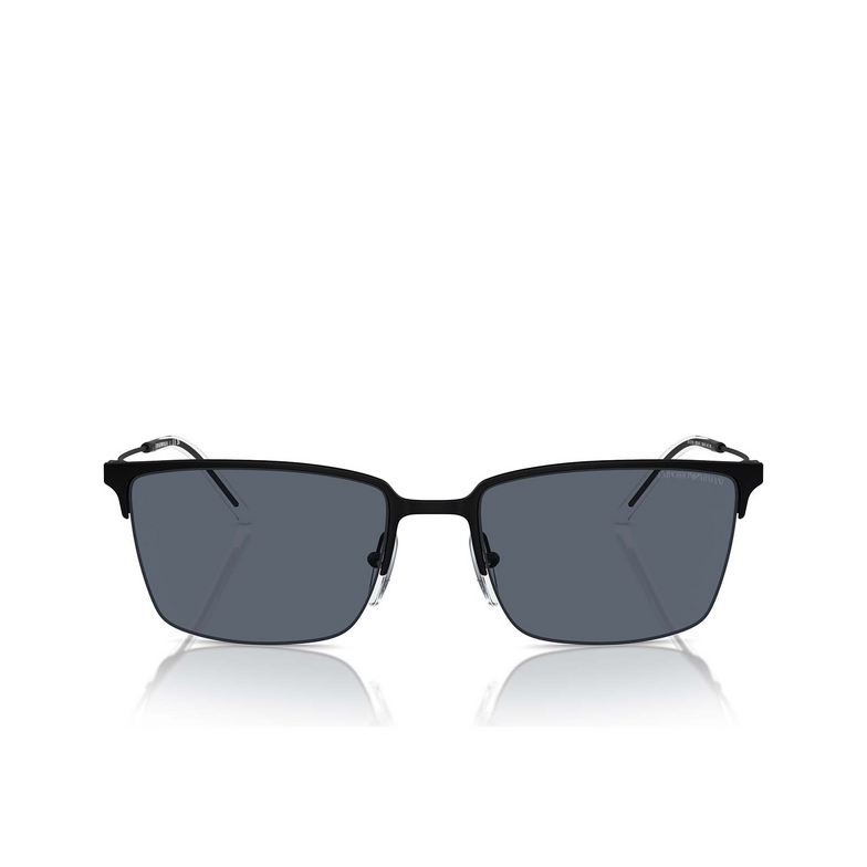 Lunettes de soleil Emporio Armani EA2155 300187 matte black - 1/3