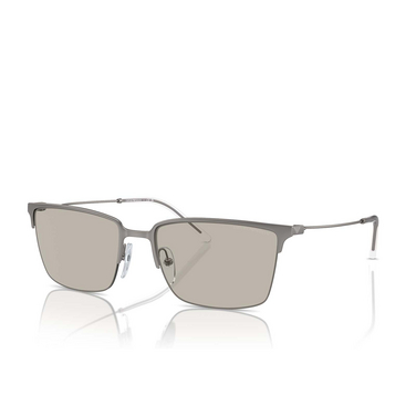 Emporio Armani EA2155 Sunglasses 3003/3 matte gunmetal - three-quarters view