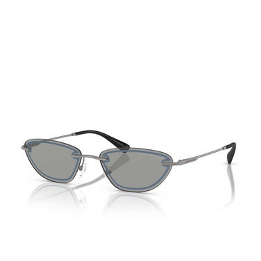 Lunettes de soleil Emporio Armani EA2158 3003/1 shiny gunmetal - Vue trois quarts