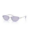 Emporio Armani EA2158 Sunglasses 30451A shiny silver - product thumbnail 2/3