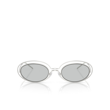 Lunettes de soleil Emporio Armani EA2160 301587 shiny silver - Vue de face