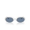 Emporio Armani EA2160 Sunglasses 304580 matte silver - product thumbnail 1/3