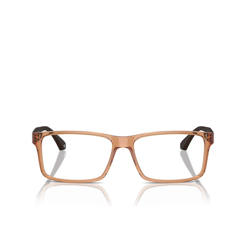 Occhiali da vista Emporio Armani EA3038 5044 shiny transparent brown - 1/3