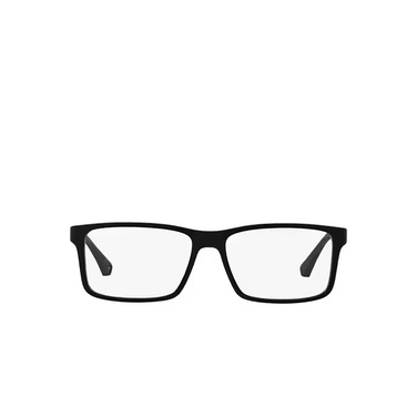 Emporio Armani EA3038 Eyeglasses 5063 rubber black - front view