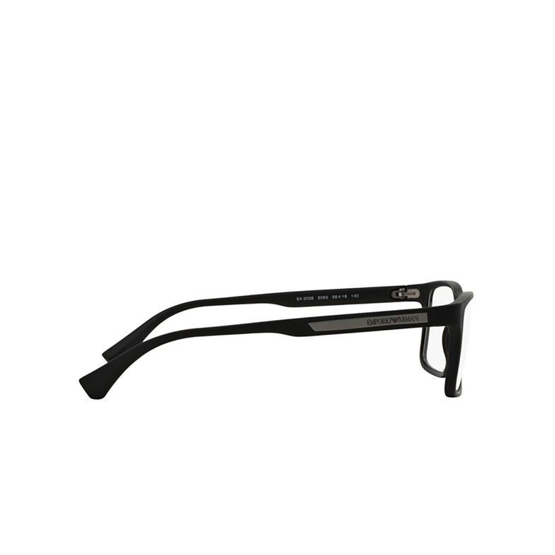 Lunettes de vue Emporio Armani EA3038 5063 rubber black - 3/3