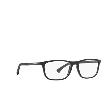 Emporio Armani EA3069 Eyeglasses 5001 matte black - three-quarters view