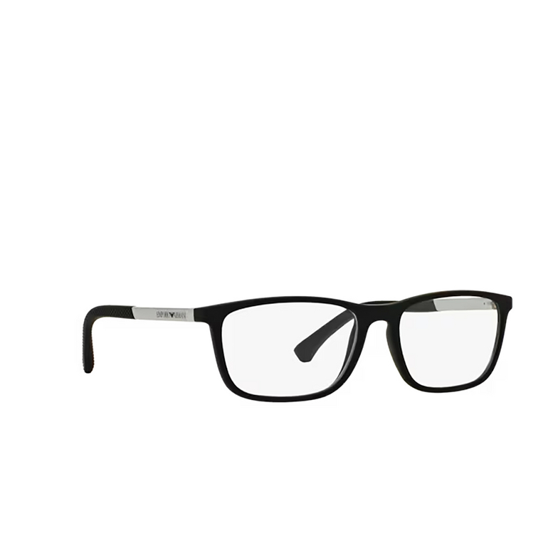 Emporio Armani EA3069 Eyeglasses 5063 rubber black - 2/3