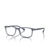 Emporio Armani EA3098 Eyeglasses 6054 shiny striped blue - product thumbnail 2/3