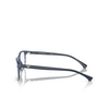 Emporio Armani EA3098 Eyeglasses 6054 shiny striped blue - product thumbnail 3/3