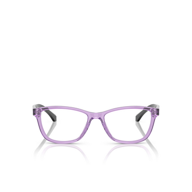 Lunettes de vue Emporio Armani EA3099 6197 shiny transparent violet - Vue de face