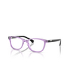 Gafas graduadas Emporio Armani EA3099 6197 shiny transparent violet - Miniatura del producto 2/3