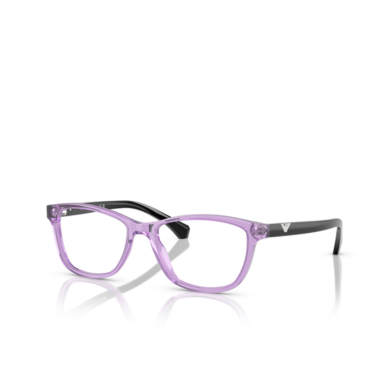 Gafas graduadas Emporio Armani EA3099 6197 shiny transparent violet - 2/3