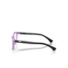 Gafas graduadas Emporio Armani EA3099 6197 shiny transparent violet - Miniatura del producto 3/3