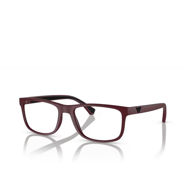 Emporio Armani EA3147 Eyeglasses 5261 matte bordeaux - three-quarters view