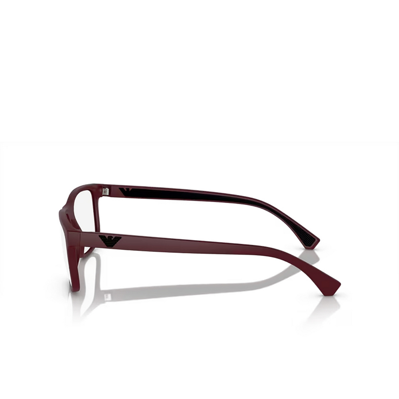 Gafas graduadas Emporio Armani EA3147 5261 matte bordeaux - 3/3