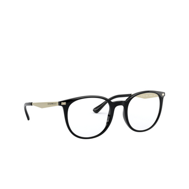 Emporio Armani EA3168 Eyeglasses 5001 shiny black - three-quarters view