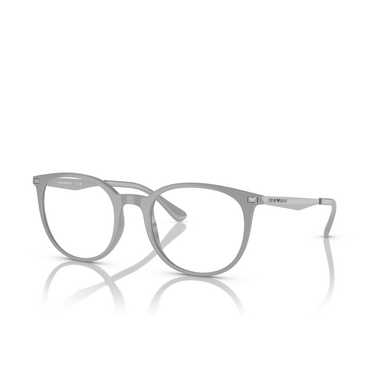 Gafas graduadas Emporio Armani EA3168 5173 shiny grey - Vista tres cuartos