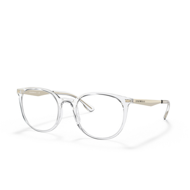 Gafas graduadas Emporio Armani EA3168 5371 shiny crystal - Vista tres cuartos