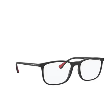 Emporio Armani EA3177 Eyeglasses 5042 matte black - three-quarters view