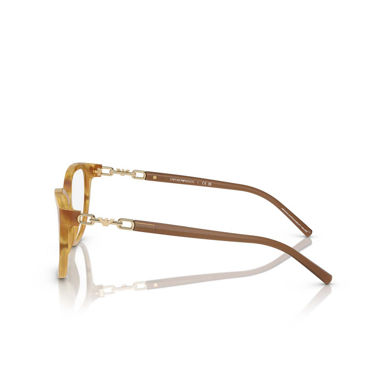 Lunettes de vue Emporio Armani EA3190 6115 shiny light havana - 3/3