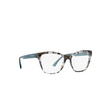 Emporio Armani EA3193 Eyeglasses 5097 shiny blue havana - product thumbnail 2/3