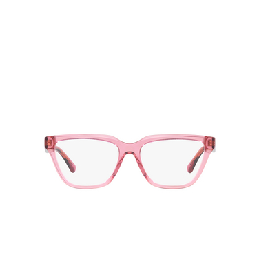 Emporio Armani EA3208 Eyeglasses 5544 shiny transparent pink - front view