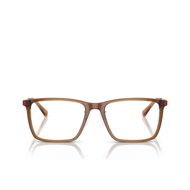 Emporio Armani EA3214D Eyeglasses 5044 shiny transparent brown - front view