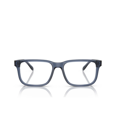 Emporio Armani EA3218 Eyeglasses 5072 shiny transparent blue - front view
