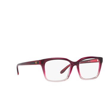 Emporio Armani EA3219 Eyeglasses 5990 gradient violet / grey - three-quarters view