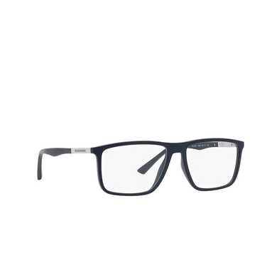 Emporio Armani EA3221 Eyeglasses 5088 matte blue - three-quarters view