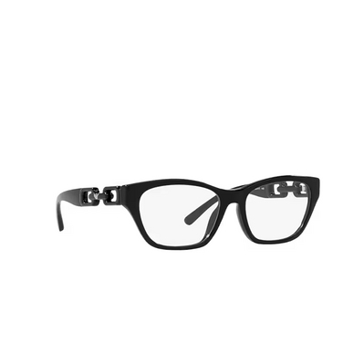 Emporio Armani EA3223U Eyeglasses 5017 shiny black - three-quarters view