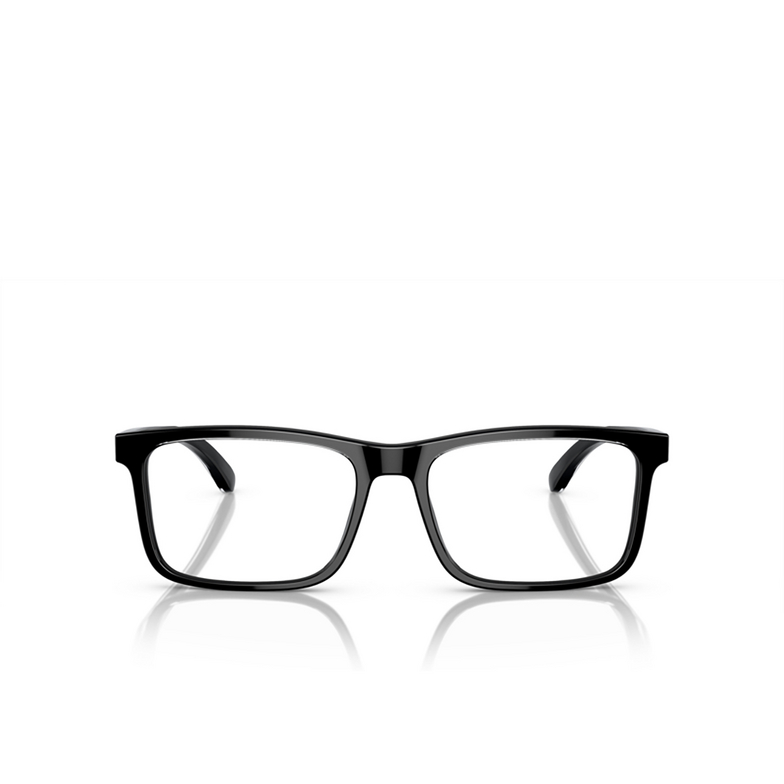 Emporio Armani EA3227 Eyeglasses 6051 shiny black / top crystal - 1/3