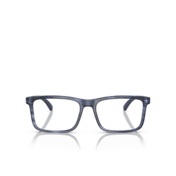 Emporio Armani EA3227 Eyeglasses 6054 shiny blue / top smoke