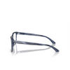 Gafas graduadas Emporio Armani EA3227 6054 shiny blue / top smoke - Miniatura del producto 3/3