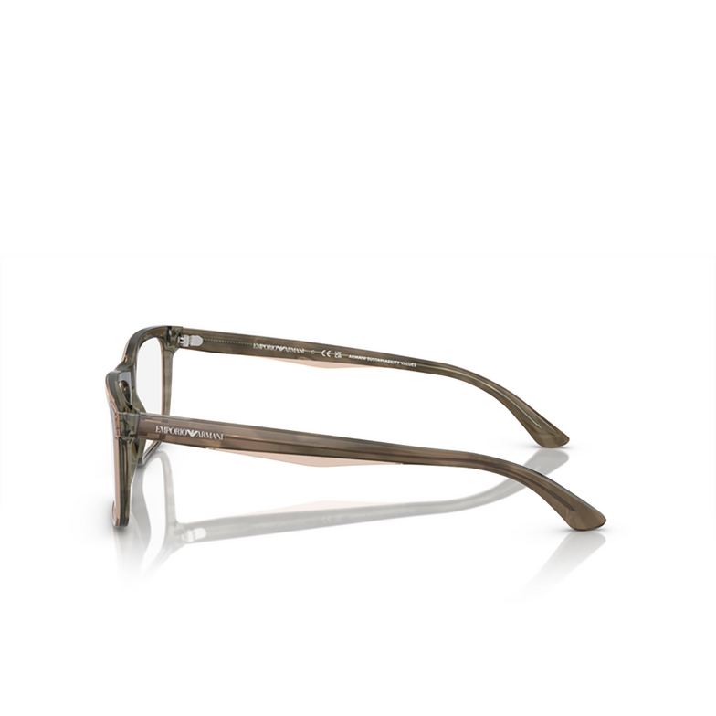 Lunettes de vue Emporio Armani EA3227 6055 shiny green / top brown - 3/3