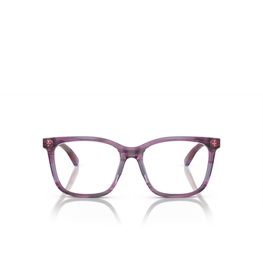 Emporio Armani EA3228 Eyeglasses 6056 shiny violet / top smoke - front view