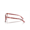 Emporio Armani EA3228 Eyeglasses 6057 shiny bordeaux / top light brown - product thumbnail 3/3