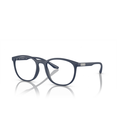 Emporio Armani EA3229 Eyeglasses 5763 matte bluette - three-quarters view