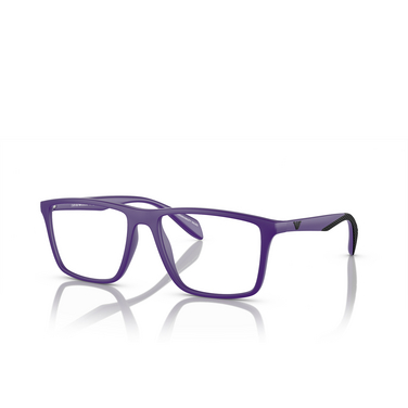 Emporio Armani EA3230 Eyeglasses 5246 matte violet - three-quarters view